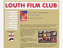 Tablet Screenshot of louthfilmclub.com